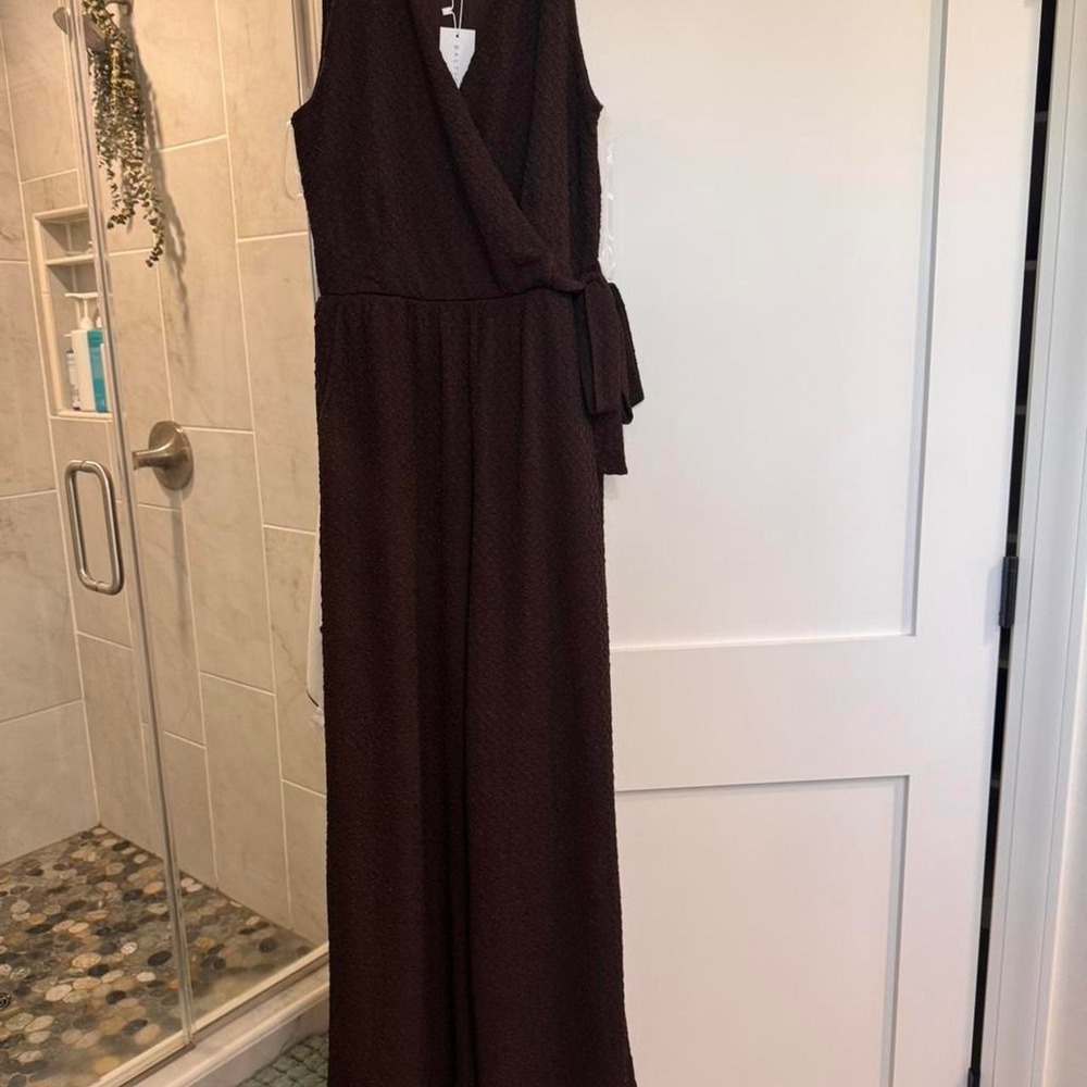 Baltic Born Natasha Brown Jumpsuit NWT